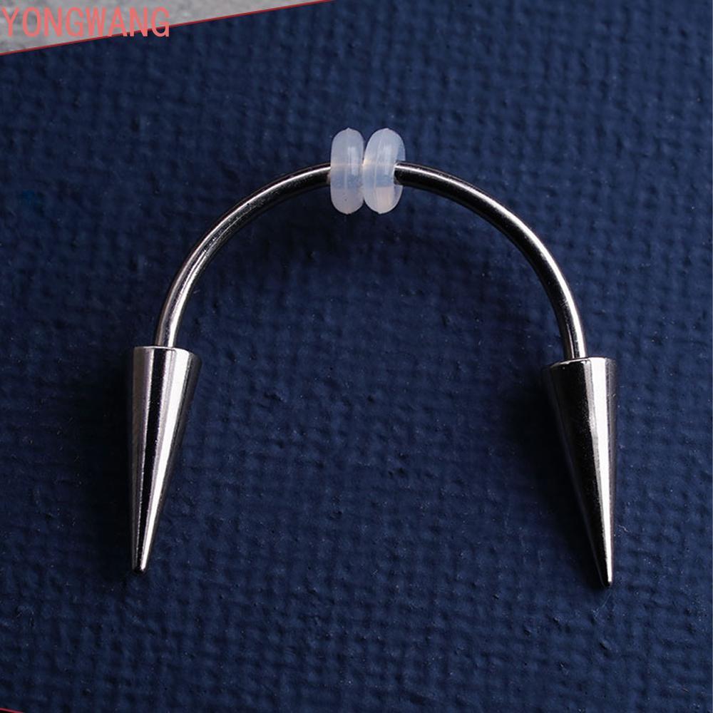 YONGWANG66ZX Đâm Miệng Nhẫn Mới BCR Septum Giả Septum Piering Body Trang Sức Thép Không Gỉ