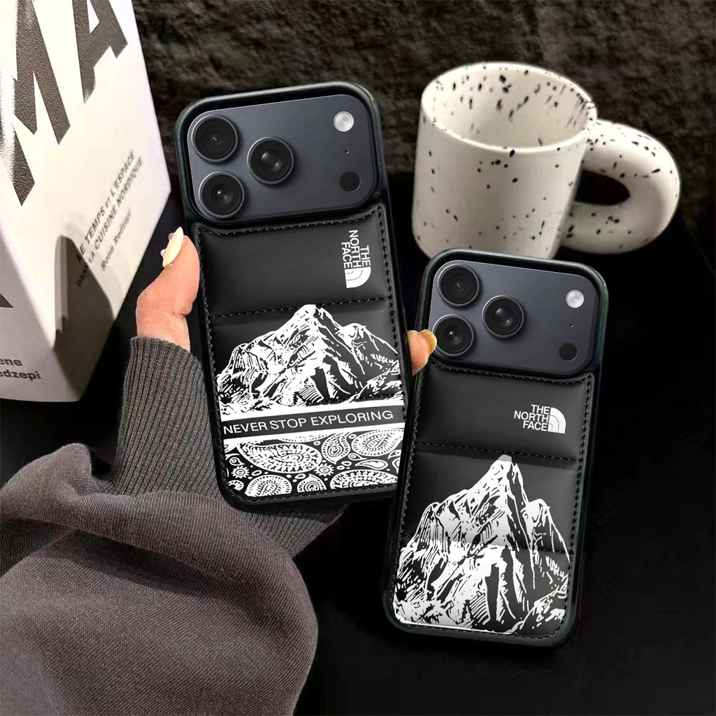 Street Classic North Snow Mountain Down Jacket Ốp Lưng Điện Thoại Thích Hợp Cho iPhone 17 Pro-Max 16