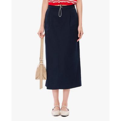 GIGI - Chân váy phom suông midi xẻ tà_G3302S252304-30