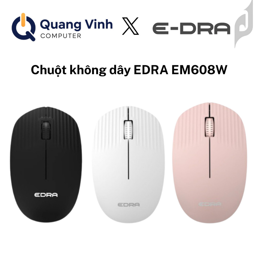Chuột không dây EDRA EM608W - Hàng chính hãng