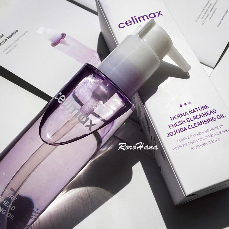 【Bán Chạy】Dầu Tẩy Trang Celimax Cho Mắt, Môi, Mặt - Hiệu Quả Celimax Nature Fresh Blackhead Jojoba C