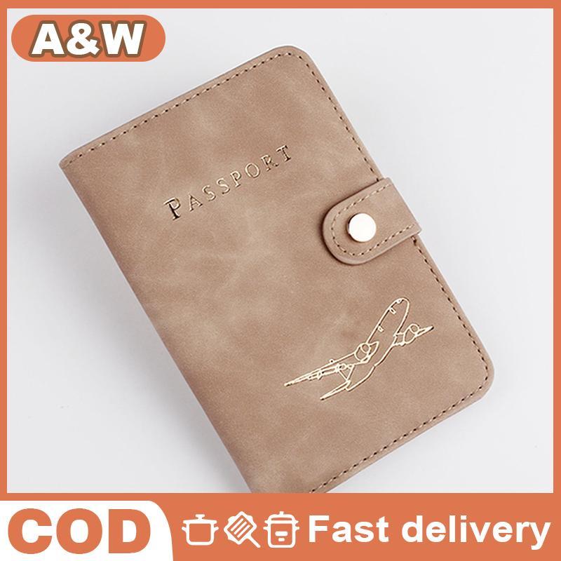 [WHP] Cute Waterproof PU Leather Travel Passport Holder & Credit Card Wallet for Women/Men