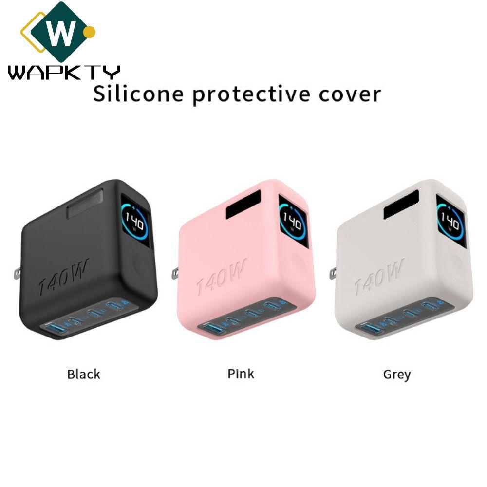 Vỏ bọc sạc bảo vệ WAPKTY, chống sốc, chống rơi, chống bụi, nhỏ gọn cao cấp cho Anker Zolo 140W GaN 4