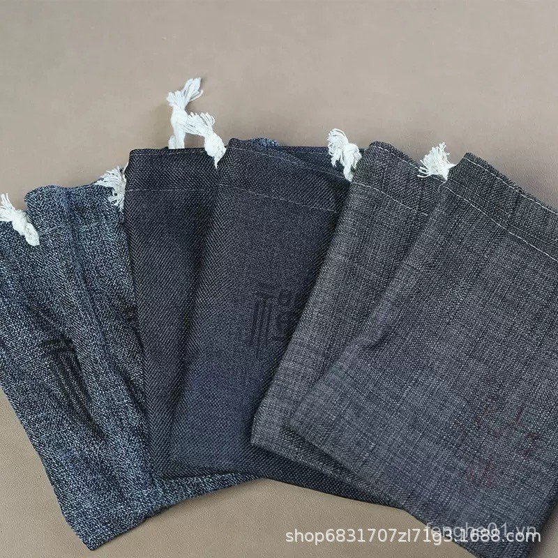 Cao Cấp Hạt Hộp Quà Tặng Retro Bao Bì Đĩa Túi Chơi Thổ Cẩm Flannel Túi Thương Hiệu Gỗ Kèm Hộp Quà Tặ