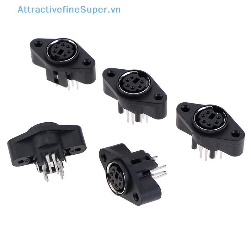 ASVN 5 CÁI MDC / S Terminal Soet DIN Ja Connector Mini PS2 6Pin 6Pet HOT