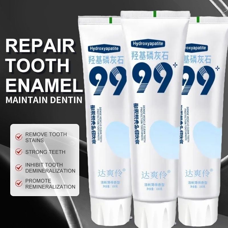 Kem đánh răng xuyên biên giới 99 Hydroxyapatite Nano Hydroxygen Apatit Kem đánh răng làm trắng da 10