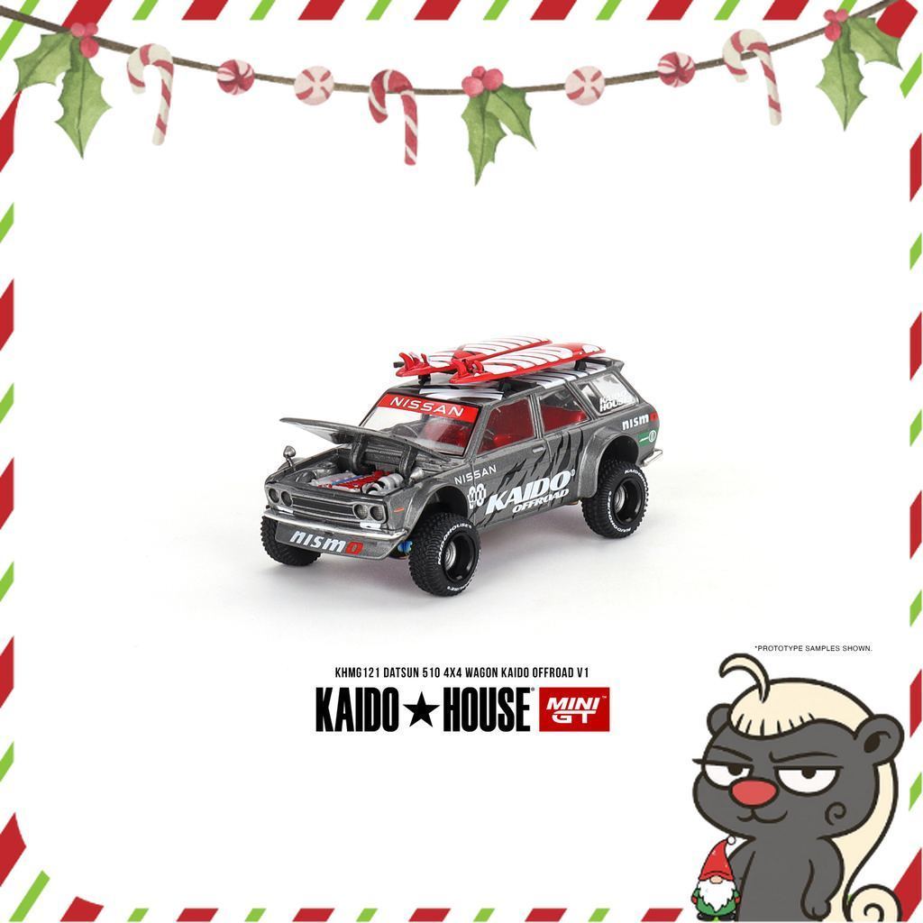 [HÀNG CÓ SẴN] Mô hình xe KAIDO HOUSE 1:64 Datsun KAIDO 510 Wagon 4x4 Kaido Offroad V1 KHMG121