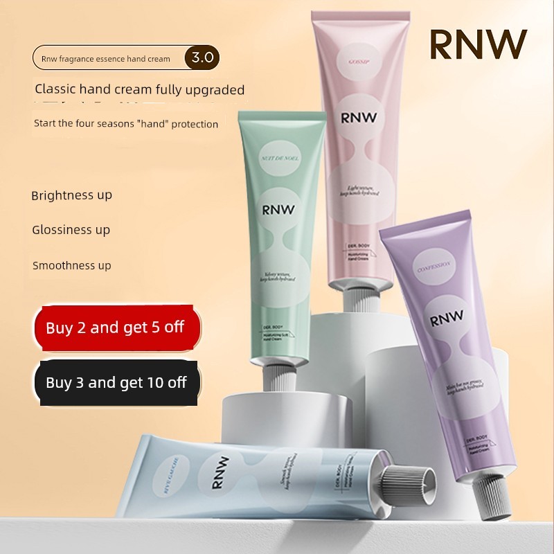 Rnw Hand Cream Nữ Dưỡng Ẩm Dưỡng Ẩm Làm Trắng Da Tay Mùa Hè Làm Mới Không Gọng Nước Di Động Chính Hã