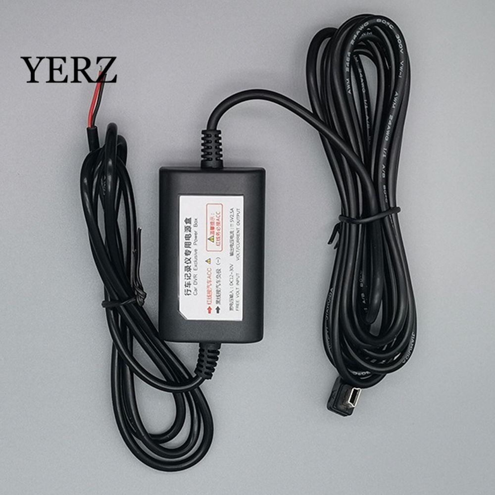 YZ Car Dash Cam Wire Phụ tùng ô tô Gương DVR Bộ cáp dây cứng Phụ kiện ô tô Dashcam Camera Bộ sạc cam