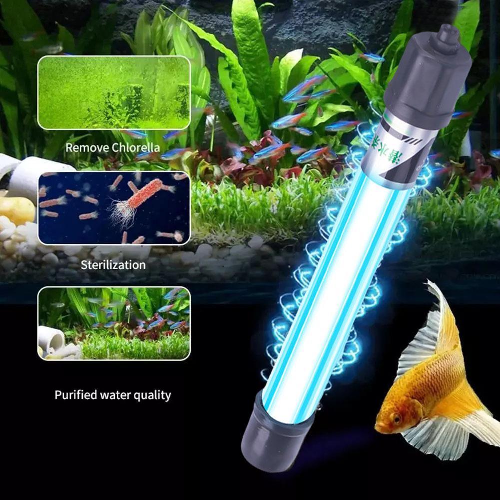 Bể Cá UV Khử Trùng Đèn Uv Đèn Bể Cá Tảo Sạch Nước Bể Cá A3o1