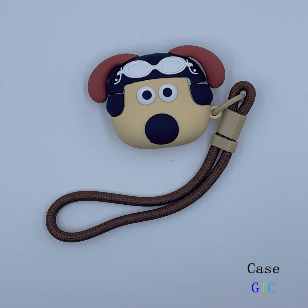 GTC Dành Cho GOOJODOQ J201 J206 J228 J229 Vỏ Tai Nghe & Dây Buộc Sáng Tạo Watchdog Pattern