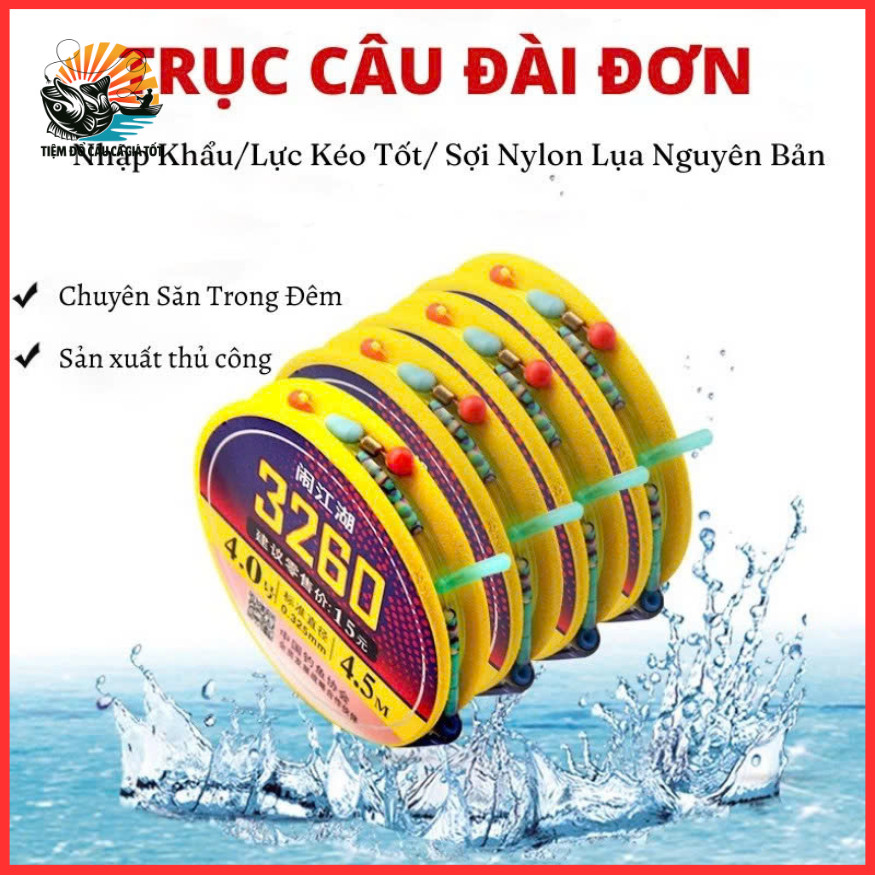 Dây Trục Câu Đài 3260, Trục Câu Đài Buộc Sẵn,Trục Câu Cá