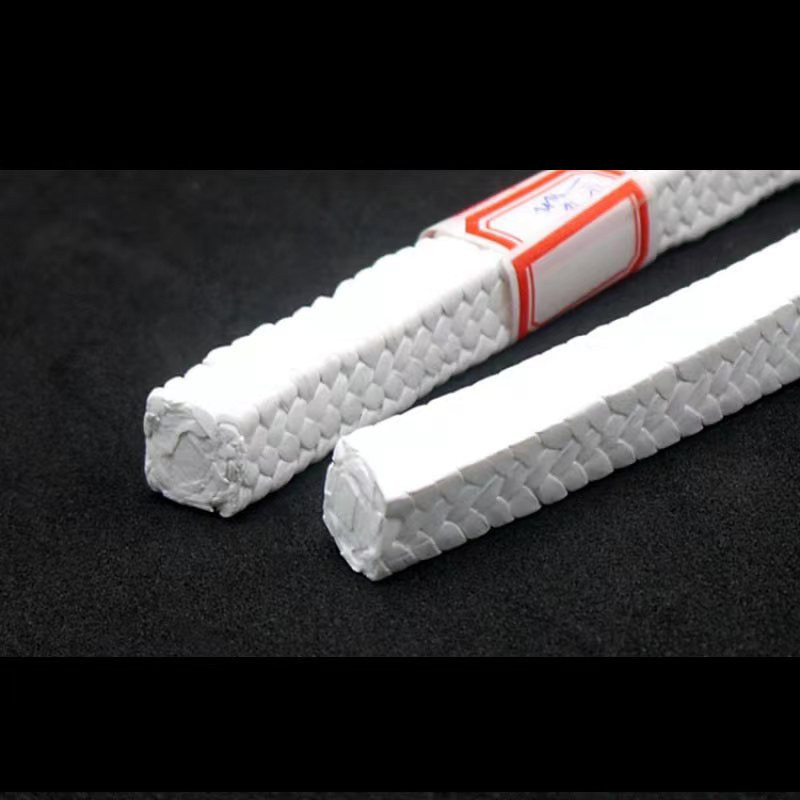 PTFE Niêm Phong Pan Root Axit Kiềm Chịu Nhiệt Độ Cao Không Dầu Pan Root Rope 4 / 6 / 8 / 10 / 12 / 1