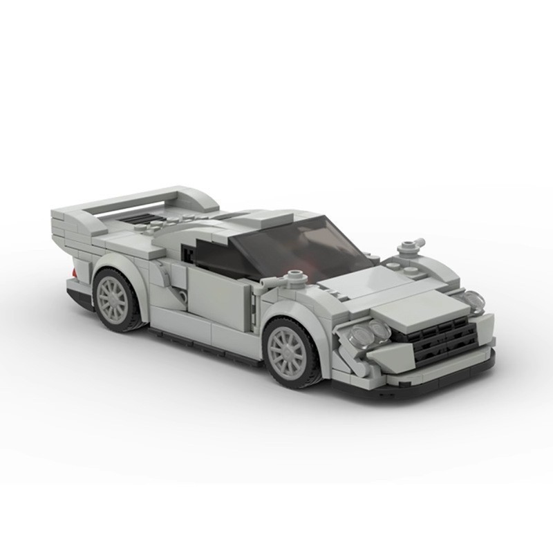 Khối Xây Dựng MOC Tương Thích Lego 48503 Mercedes-Benz CLK GTR v2 Mẫu Xe Tám Lưới Quà Tặng2025121211
