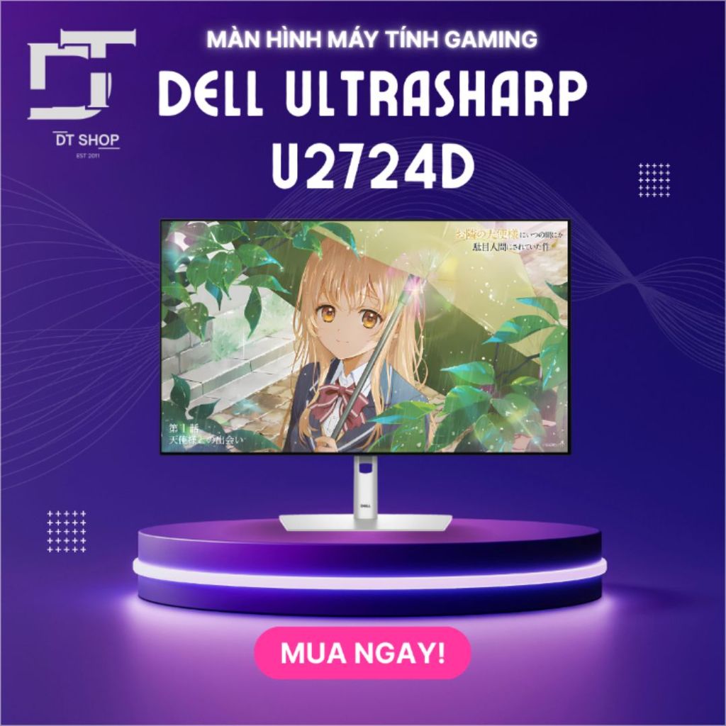 Màn Hình Dell UltraSharp U2724D 27 inch - Màn IPS 2K 120Hz 5ms Tối Ưu Cho Game Thủ