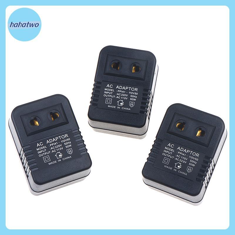 Ha EU US Plug Step Down Transformer Du Lịch Adapter AC220V Sang 110V Hoặc 110 Sang 220V Bộ Chuyển Đổ