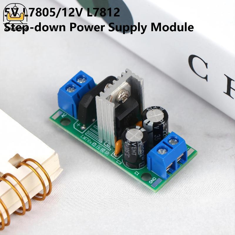 Mô-đun cấp nguồn GUOUQNA 5V 12V L7805 L7812 Bảng điều chỉnh điện áp bước xuống Công suất mạch ổn địn