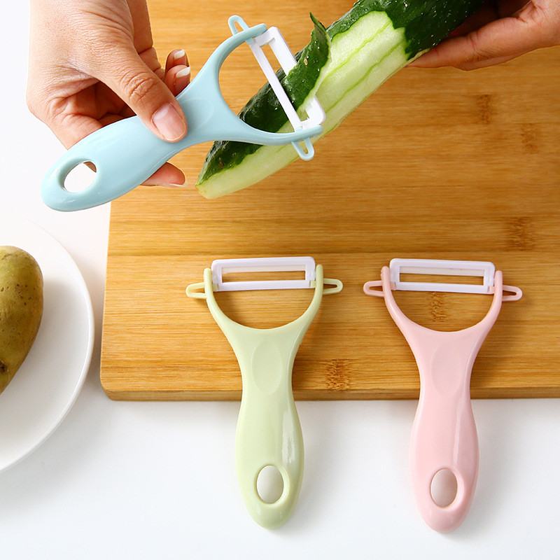 Đa Năng Gốm Lột Dao Hộ Gia Đình Planer Peeler Apple Cucumber Peeler Rau Củ Quả Peeler 2026.05.13