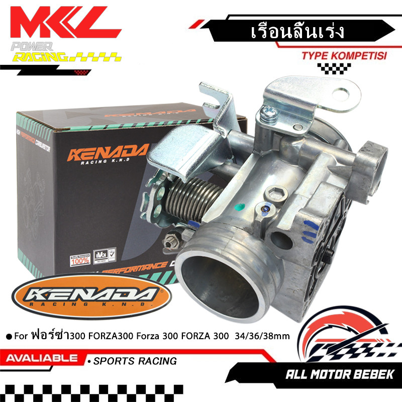 Xe Máy Throttle Body Racing Cho Forza300 Forza 300 Forza 300 Nss 300abs Nss300abs 34 / 36 / 38mm