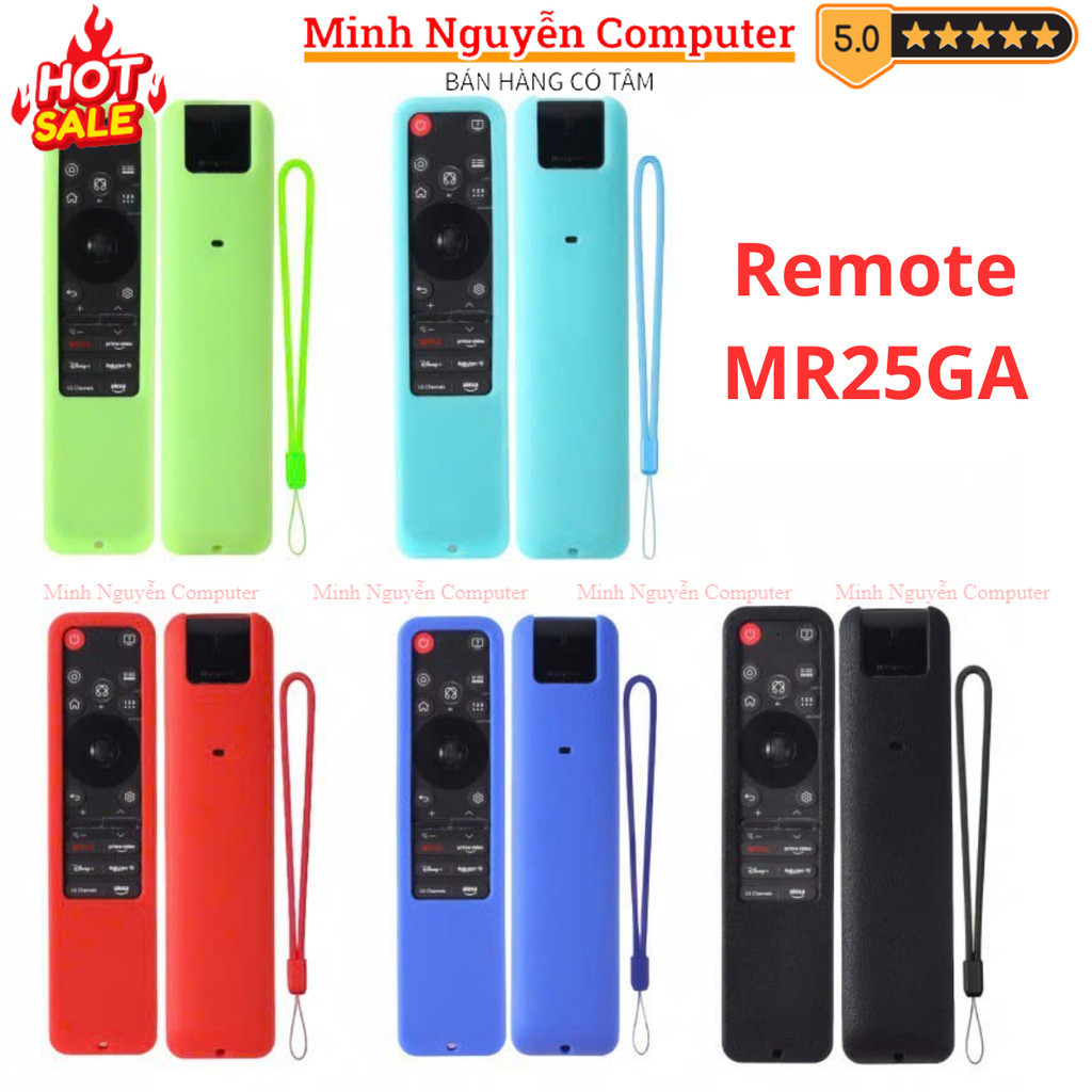 Bao Silicon Bọc Remote Tivi LG MR25GA – Bảo Vệ Toàn Diện, Chống Trượt - Minh Nguyễn Computer