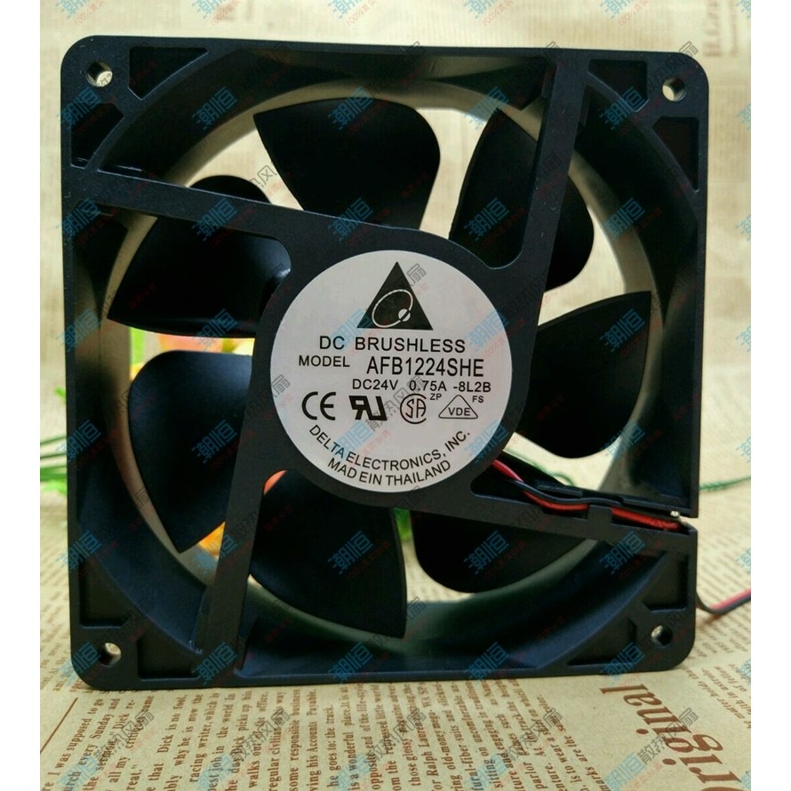 Quạt biến tần Delta AFB1224HE / HHE / SHE / VHE / EHE 12cm 12038 24V