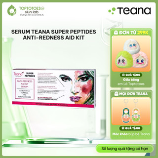   HÀNG NHẬP KHẨU  Serum Teana Super Peptides Anti-redness Aid Kit giảm sưng mẩn đỏ mụn phục hồi da 