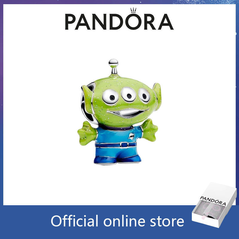 Bạc 925 Disney Pixar Toy Story Alien Charm-Quà tặng đặc biệt sinh nhật
