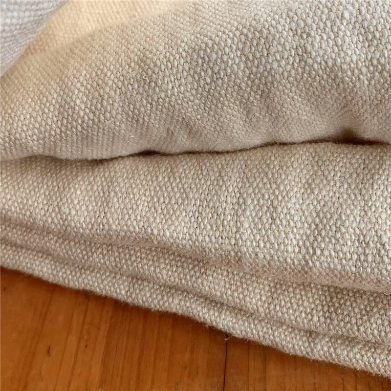 Bỉ Nhập Khẩu Lớp Han Vải Lanh Cứng Thân Thiện Với Da Màu Be Mai Nguyên Chất Vải Lanh Sofa Bao Túi Gố