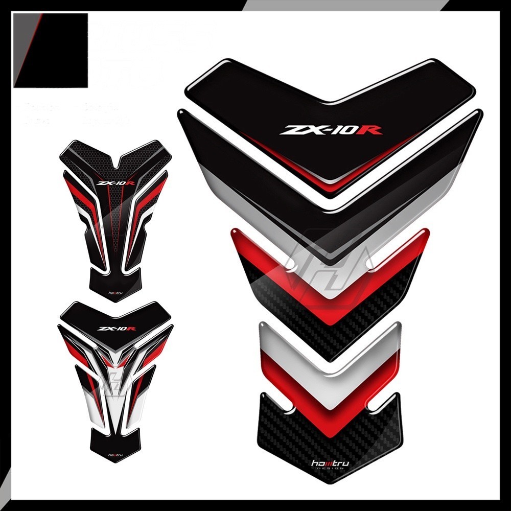 Dành Cho Kawasaki Ninja ZX10R SE / RR ZX-10R Tankpad 3D Xe Máy Xe Tăng Miếng Lót Miếng Dán Bảo Vệ.1