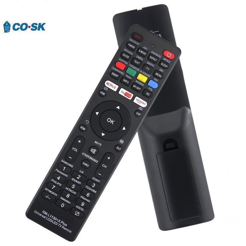 COUTR Điều khiển từ xa thay thế đa năng RM-L1130 + X cho tất cả các thương hiệu TV truyền hình RM-L1