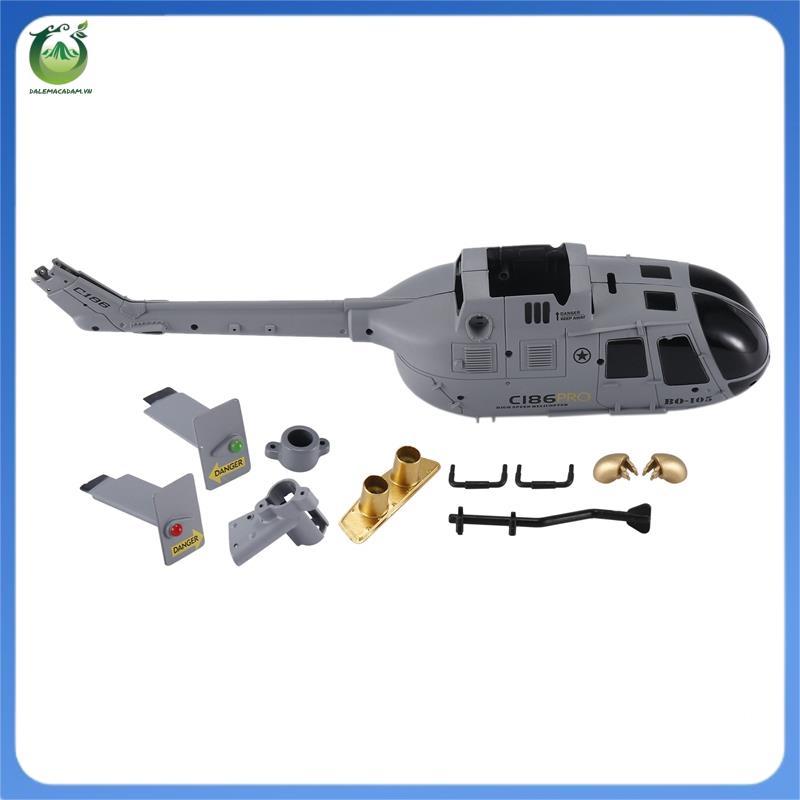 [dalemacadam.vn] Bộ vỏ C186 cho phụ kiện nâng cấp phụ kiện nâng cấp máy bay trực thăng RC C186 C-186