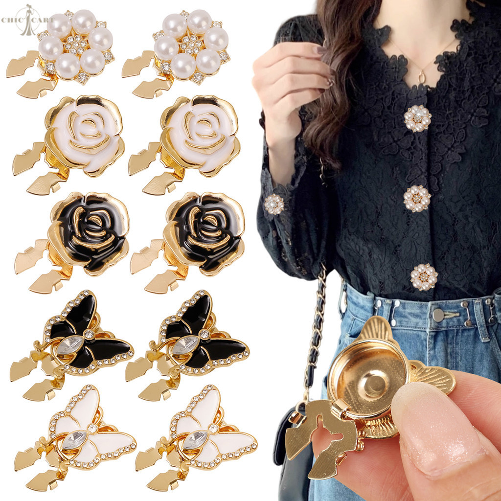 Nút áo sơ mi bling bling - phụ kiện thời trang DIY, quà tặng hấp dẫn