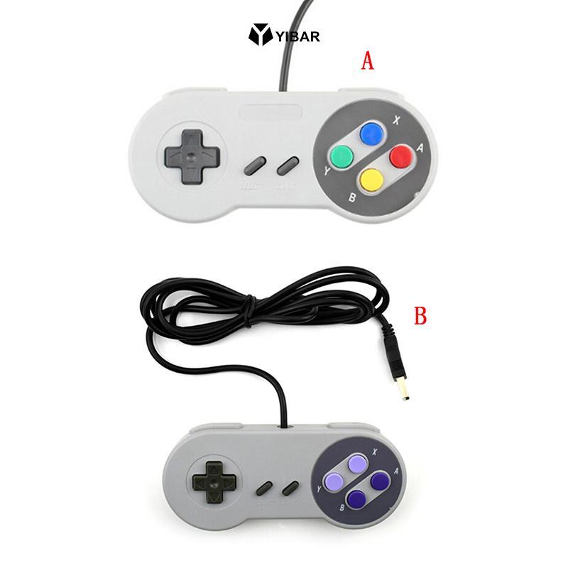 YIBAR USB Retro Siêu Điều Khiển Cho SF SNES PC Windows Mac Phụ Kiện Trò Chơi Mới