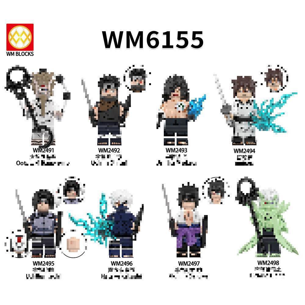 Hàng hóa WM6155 Anime Series Otsuki Muyuyi Minifigure Lắp Ráp Khối Xây Dựng Túi Đồ Chơi / 5.16