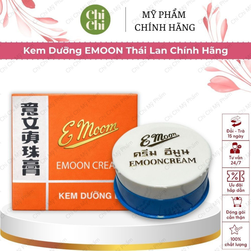 Kem Emoon Thái Lan Chính Hãng - Kem Nén Vitamin E Dưỡng Sáng Da, Mờ Thâm Nám, Đều Màu Da, Mịn Màng