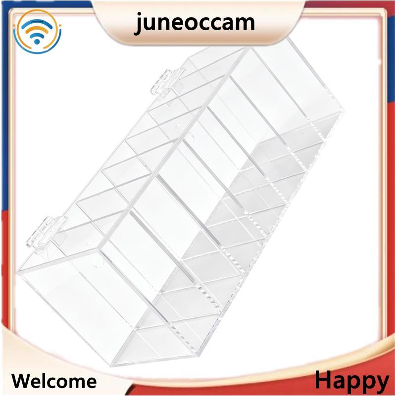 [juneoccam] Acrylic Day of the Week Covered Label Dispenser 7-Slot Dispenser Day of the Wall Mount S