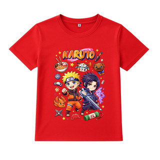 Áo Thun Trẻ Em NARUTO CHIBI, Chất Poly Thái , Có Size Lớn Từ 7-95kg, Nhiều Màu Áo, Size To Nhắn Shop, ANAMKIDS