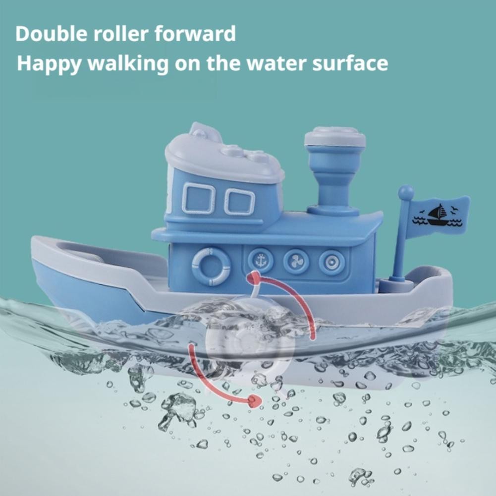 Đồ chơi hấp đồng hồ sáng tạo Đồ chơi trẻ em Đồ chơi thuyền tắm K1n0