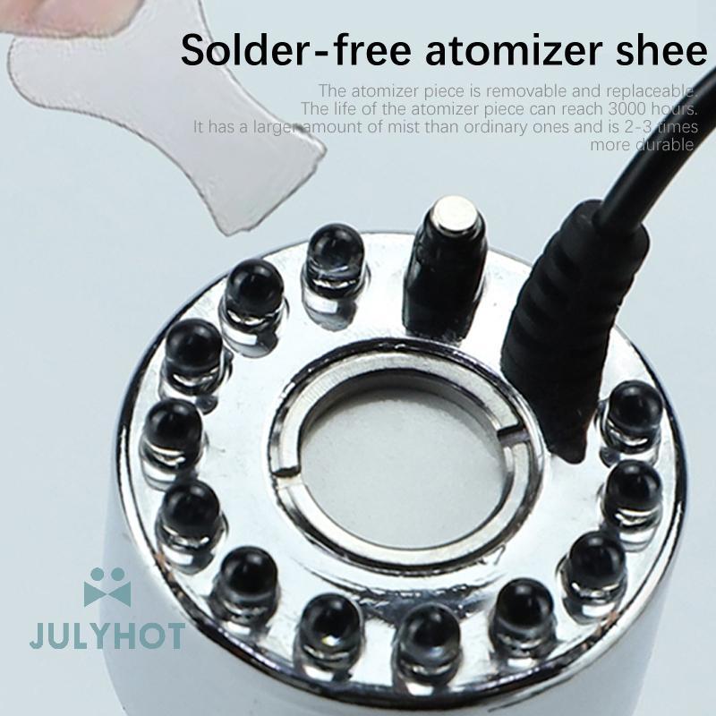 COOL Halloween LED Đài Phun Nước Ao Fogger Mini Mist Maker Fogger Pond Garden Máy Phun Sương Cho Hal