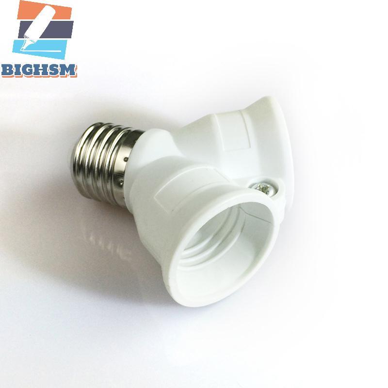[BIGHSM] Vít E27 Đế LED Bóng Đèn Ổ Cắm E27 Sang 2-E27 Bộ Chia Giá Đỡ Đèn E27 Ổ Cắm Bóng Đèn