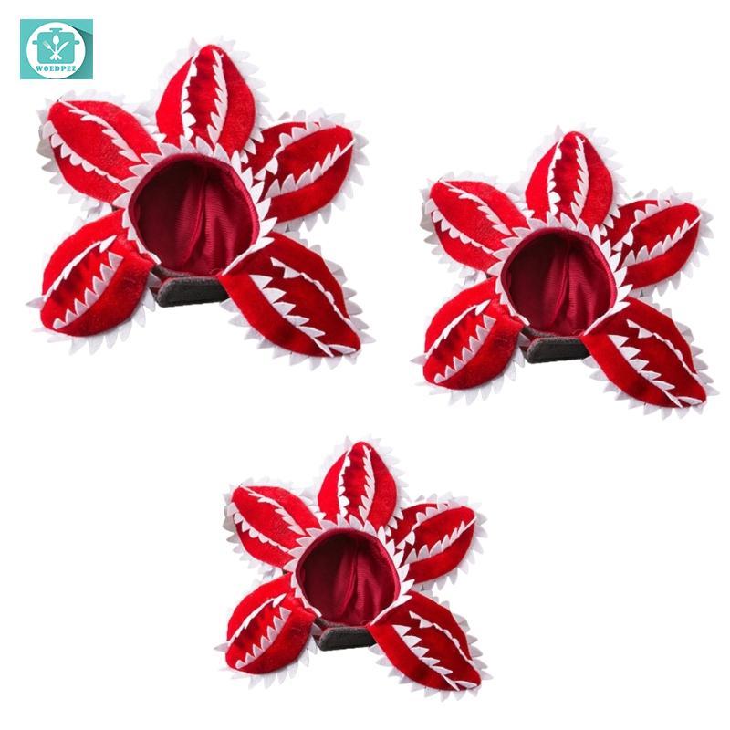 Funny Cat Hat Scary Flower Shaped Costume Birthday Pet Accessories Supplies