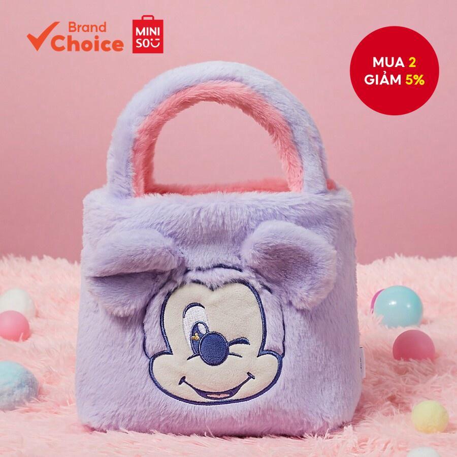 MINISO balo Mickey nhồi bông mềm mại và có thể đảo ngược trong bộ sưu tập mùa nhồi bông của Disney -