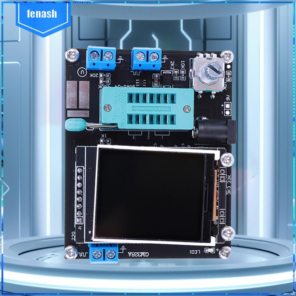 GM328 Transistor Tester LCR Diode Điện dung Đồng hồ đo tần số điện áp ESR PWM GM328A Máy phát sóng v