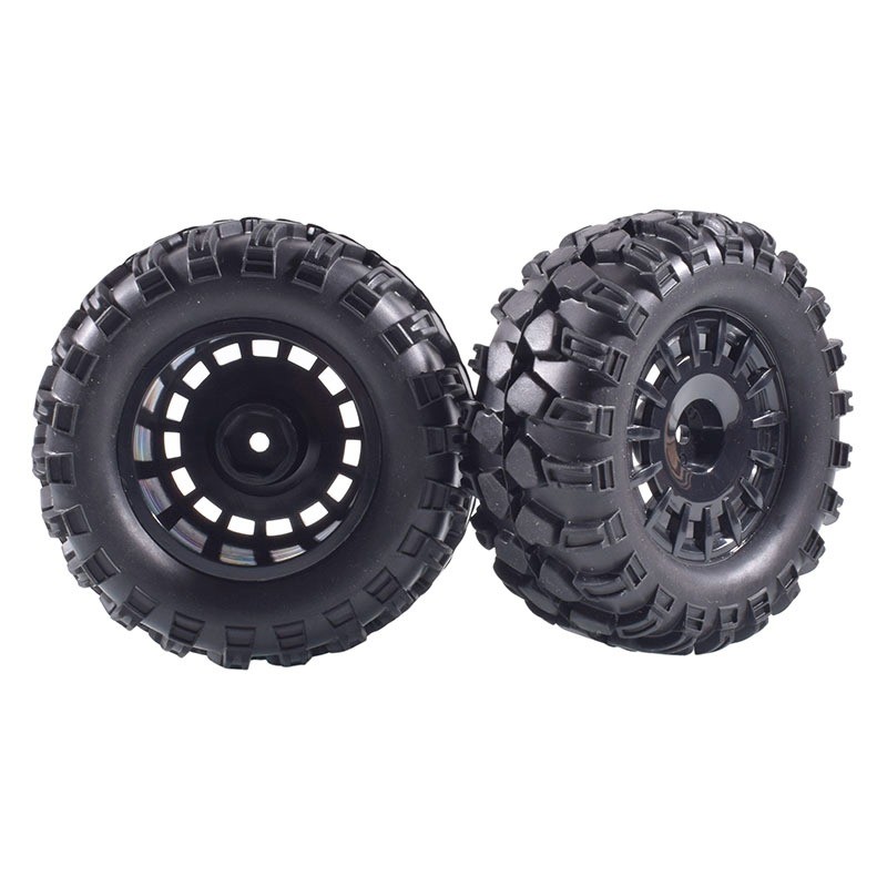 90mm 4 Lốp Cao Su & Vành Bánh Xe nylon Cho MN128 MN999 MN86 MJX 10208 Đa Năng