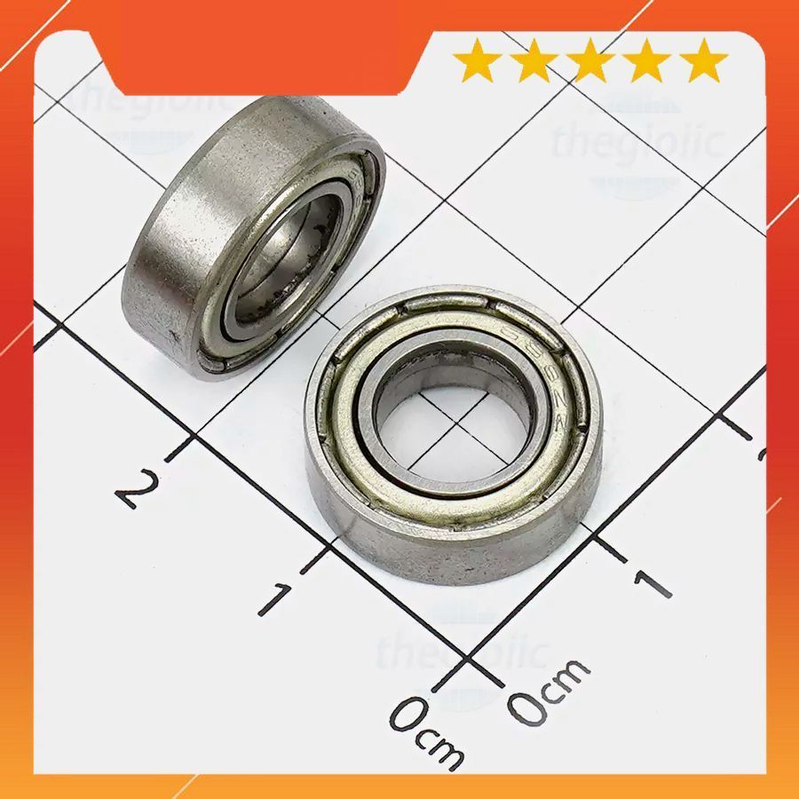 [10 Cái]- 688ZZ Bạc Đạn Vòng Bi Trong 8mm Ngoài 16mm Dày 5mm IoT Maker 90