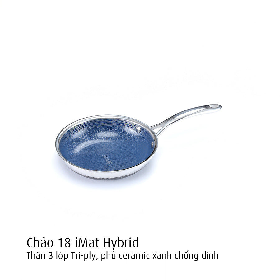 Chảo iMat Hybrid lòng xanh