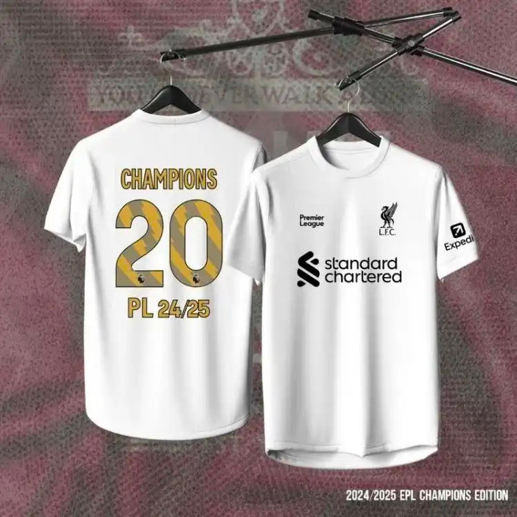 Đội Bóng Đá Liverpool Chính Thức Jersey Thoáng Khí Nhẹ Thoải Mái Quạt Thiết Bị Thi Đấu Hàng Ngày Mặc