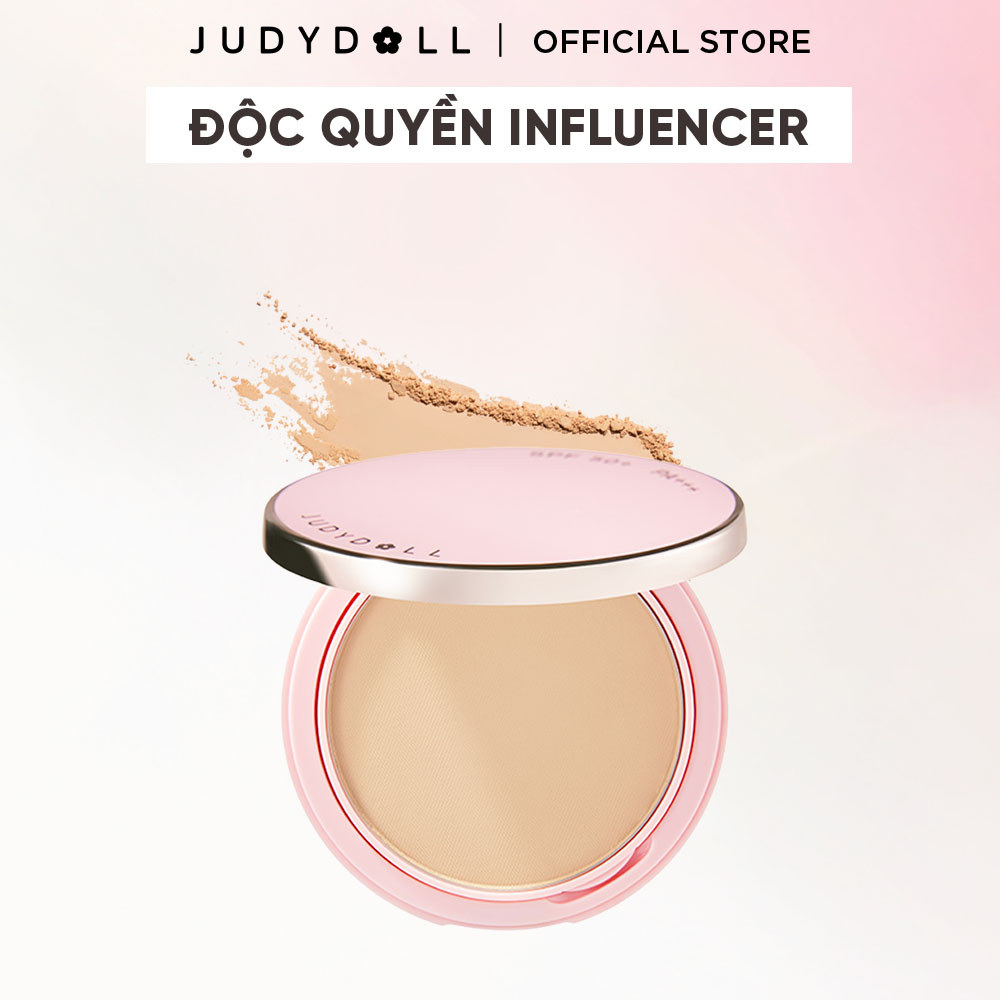 [INFLUENCER] JUDYDOLL Phấn Nền JUDYDOLL Peach Skin Matte 2-Way Cake Khô Thoáng Mịn Da 8.5g