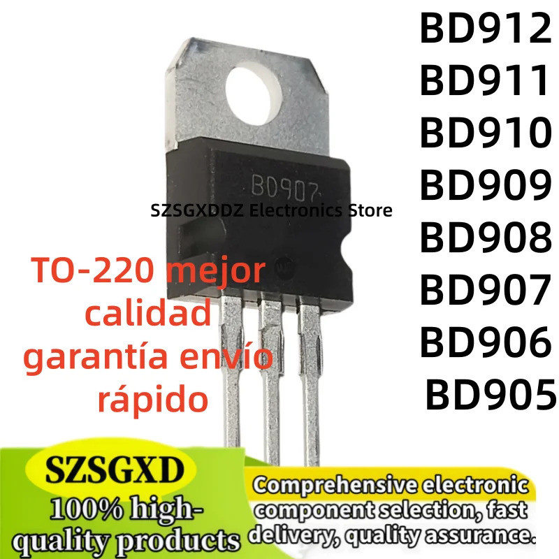 5 Chiếc BD905 BD906 BD907 BD908 BD909 BD910 BD911 BD912 TO-220 Hiệu Ứng Trường Transistor