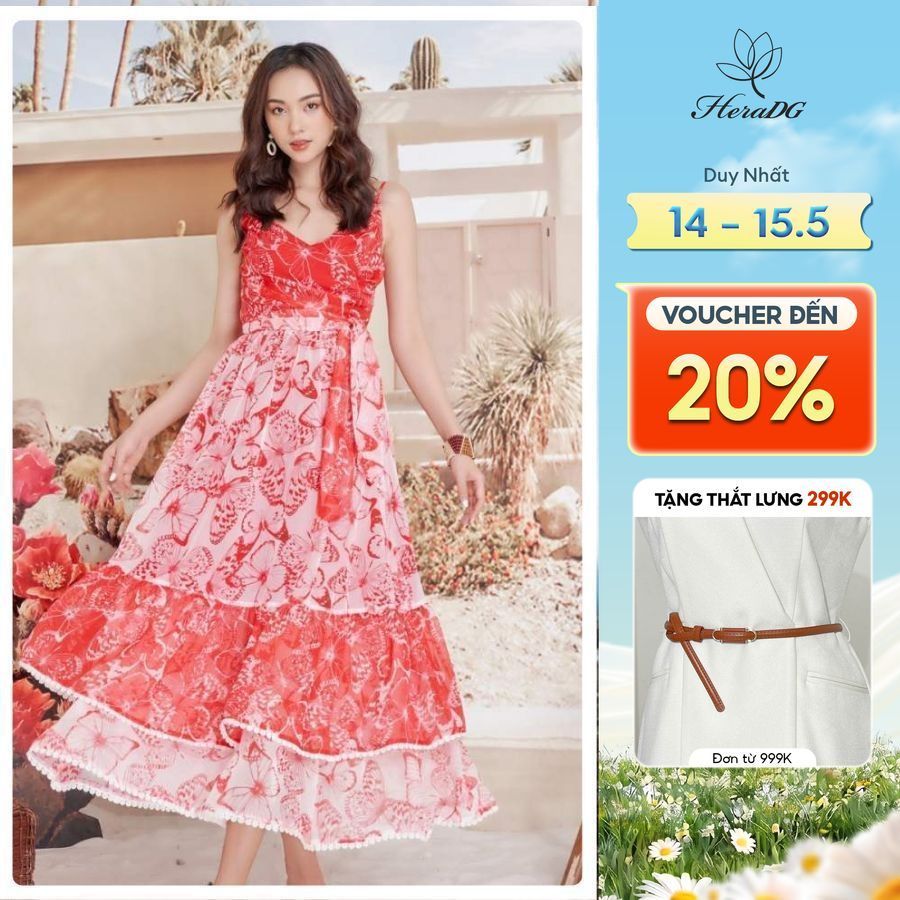 Đầm maxi 2 dây HeraDG - SDPBA031